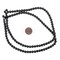 The Bead Chest Matte Round Black Onyx Beads (6mm): Organic Gemstone Round Spherical Energy Stone Healing Power Crystal for Jewelry Bracelet Mala Necklace Making